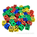 Dice colorato in schiuma quadrata D6